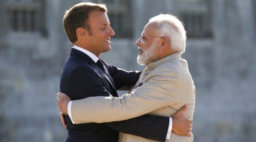 The relationship between India and France, particularly in the context of their bilateral relationships